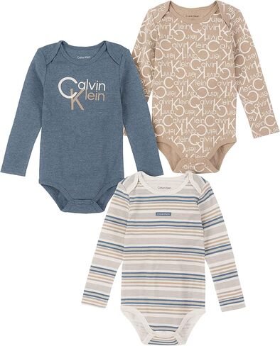 Calvin Klein baby-boys 3 Pieces Pack Bodysuit in Saudi Arabia