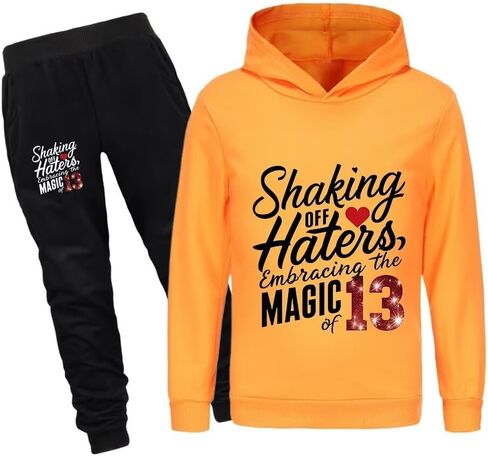 Long Sleeve Hooded Coordinatedoutfit children Kids Sweatshirt Sets in Saudi Arabia