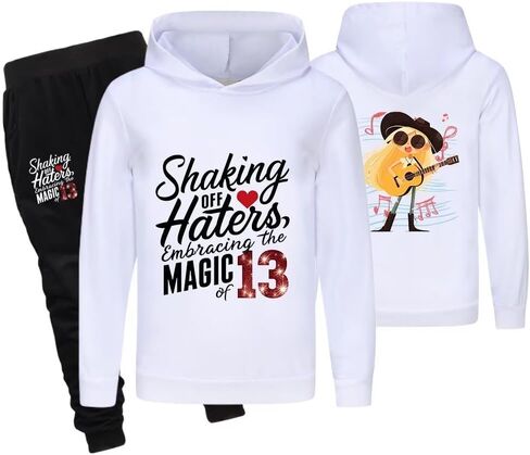 Long Sleeve Hooded Coordinatedoutfit children Kids Sweatshirt Sets in Saudi Arabia