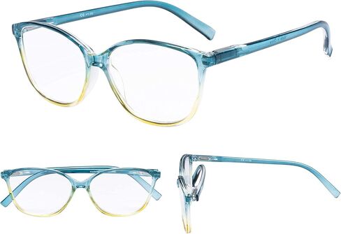 GUD Large Reading Glasses Women 5 Pairs Ladies Readers Cat-eye Eyeglasses Reading in Saudi Arabia