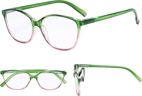 GUD Large Reading Glasses Women 5 Pairs Ladies Readers Cat-eye Eyeglasses Reading in Saudi Arabia
