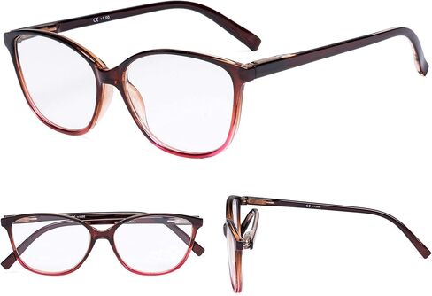 GUD Large Reading Glasses Women 5 Pairs Ladies Readers Cat-eye Eyeglasses Reading in Saudi Arabia