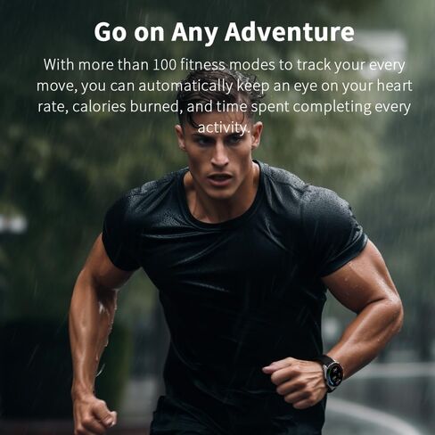 ساعة بلاك شارك S1 الكلاسيكية الذكية، شاشة AMOLED مقاس 1.43 بوصة، عمر البطارية 12 يومًا، أكثر من 100 وضع رياضي، اتصال عبر البلوتوث، وضع مراقبة صحة الألعاب، IP68، فضي in Kuwait