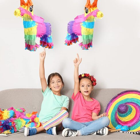 Harrycle 24 Pcs Mini Taco Pinatas for Cinco De Mayo Mexican Pinata Little Fiesta Pinatas Bulk Taco Pinata Mexican Pinata Party Favors for Mexican Carnivals Taco Tuesday Event, 5.9 x 3.9 x 1.6 Inches in Kuwait