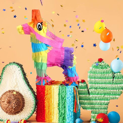 Harrycle 24 Pcs Mini Taco Pinatas for Cinco De Mayo Mexican Pinata Little Fiesta Pinatas Bulk Taco Pinata Mexican Pinata Party Favors for Mexican Carnivals Taco Tuesday Event, 5.9 x 3.9 x 1.6 Inches in Kuwait
