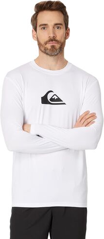 تيشيرت Quiksilver Everyday Surf بأكمام طويلة أبيض/أبيض 3XL in Saudi Arabia