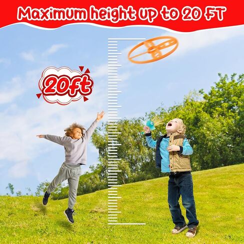 2 Pack Fly Catcher Toys with 36 Flying Discs, Outdoor Toys for Kids Ages 4-8, Outside Toys for Boys Girls 4-6, Flying Disc Toy Toddler Outdoor Games for Kids, Ideal Gift for Kids Aged 3 4 5 7 8 Year in Kuwait