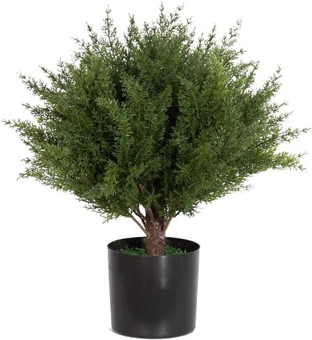 2.9 ft (35 in) Simulated Cedar Pallet Tree Potted Plants UV Protected Foliage Outdoor Simulated Shrubs Home & Office Interior Decor Outdoor Pruning Trees Simulated Outdoor Trees in Kuwait