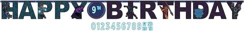 Encanto Jumbo Add An Age Letter Banner - 10.5' x 10" (Pack Of 1) - Multicolor Happy Birthday Paper Decoration - Personalizable & Perfect For Any Celebration in Saudi Arabia