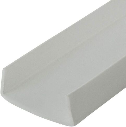Outwater Plastics White 1-1/4'' Styrene Plastic U-Channel/C-Channel 48 Inch Lengths (Pack of 3) in Saudi Arabia