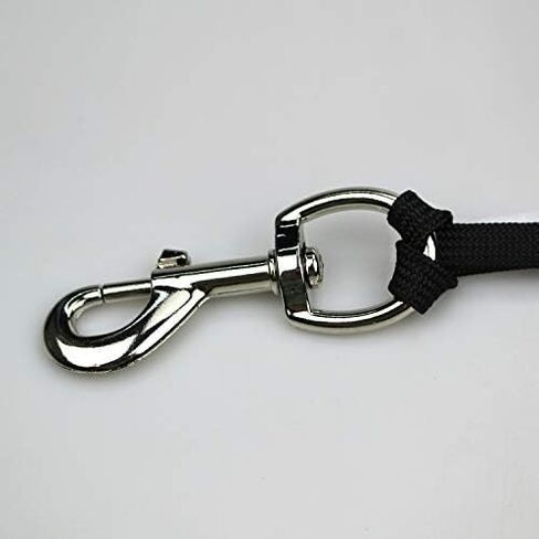 5pcs 3.5'' by 1/2-Inch Round Steel Swivel Eye Bolt Snap Hook - Use for Pet Leash Flag Pole Key Chain Clothlines Tarp Cover,Nickel Plated (3.5",5pcs) in Saudi Arabia
