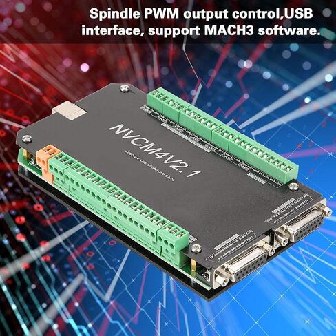 Oumefar NVCM 4 محور التحكم باستخدام الحاسب الآلي إيثرنت MACH3 بطاقة التحكم في الحركة مزدوجة العزلة USB واجهة المجلس بطاقة لمحرك متدرج in Saudi Arabia