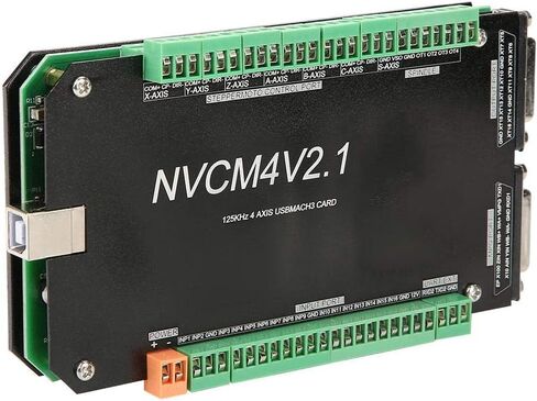 Oumefar NVCM 4 محور التحكم باستخدام الحاسب الآلي إيثرنت MACH3 بطاقة التحكم في الحركة مزدوجة العزلة USB واجهة المجلس بطاقة لمحرك متدرج in Saudi Arabia