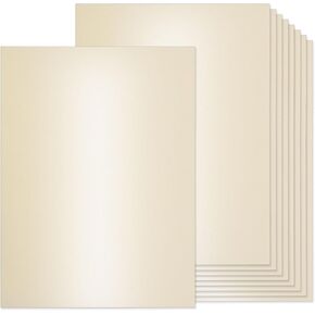 36 Sheets Red Shimmer Cardstock, 8.5" x 11" Metallic Cardstock Paper, 250gsm/92lb Cover, Double Sided Pearlescent Paper Card Stock for Invitations, Card Making, DIY Crafts