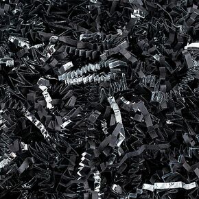 MagicWater Supply - 1 LB - Silver - Crinkle Cut Paper Shred Filler great for Gift Wrapping, Basket Filling, Birthdays, Weddings, Anniversaries, Valentines Day, and other occasions