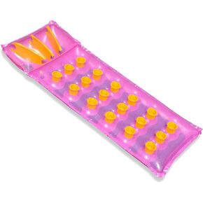 Swimline 9035 Inflatable Pool Mattress with 18 Air Pockets( Colors May Vary) , Blue