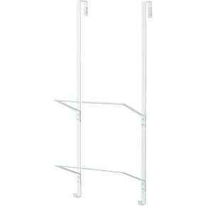 Tower Over-The-Door Yoga Mat Storage Hanger - 3-Tier Organizer for Foam Rollers, Backpacks, Hats, Bags - Extra Closet Space Saver - Steel