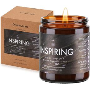 Pitter Patter Lavender & Fruity Scented Jar Candle, Organic Soy Wax & Smokeless Wick, Non Toxic Clean & 50 Hour Long Burn, Natural Essential Oil for Aromatherapy, Relaxation, Chakra | 7.2 oz, Healing