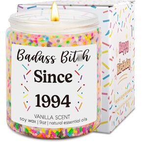 LEADO 30th Birthday Candles - 30th Birthday Gifts for Her, 30 Year Old Birthday Gifts for Women - Happy 30th Birthday, 1994, Funny Turning 30 Gifts for 30th Birthday Woman, Best Friend, Sister