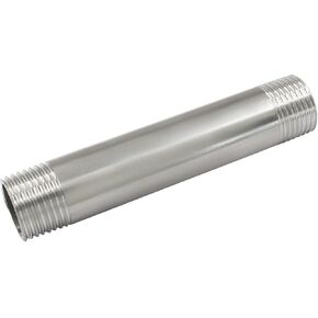 4 Inch / 100mm Male Thread Pipe Fitting Connection, 3/4 Inch NPT Stainless Steel Nipple Pipe