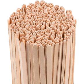 Coffee Stirrers Sticks, Natural Birch Wood 1000 Count, 7.7", BPA Free Eco-Friendly Beverage Stirrers (7.7Inches / 1000PC)