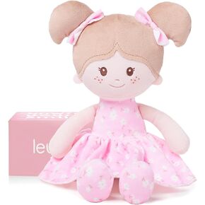 LeyaDoll Soft Baby Doll Toys (12''), My First Baby Rag Doll for 1 Year-Old Girl Birthday Gift, Leya Doll Christmas Plush Toys Gift for Toddler Kids Infants -Butterfly Girl