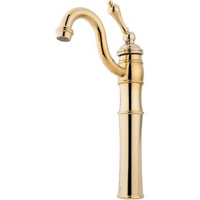 Kingston Brass KB3422AL Victorian Vessel Sink Faucet, 6-1/8", Polished Brass