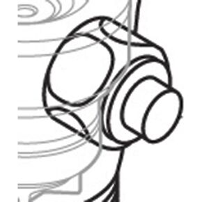 Moen 104524 Commercial Manual Override Button