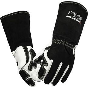 ARCCAPTAIN Tig Welding Gloves: Premium Goatskin Grain Leather, Dexterity, Comfort, Duralble Tig Gloves for Work Protection