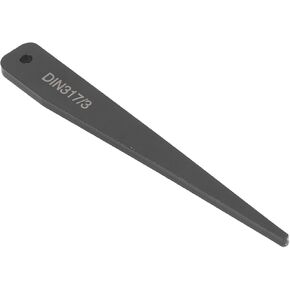 Jadeshay MT3 Morse Taper Drift Key for Taper Shank Tool Removal, DIN317/3 Silicon Manganese Steel Drill Chuck Sleeve Removal Tool for Machine Tool Applications