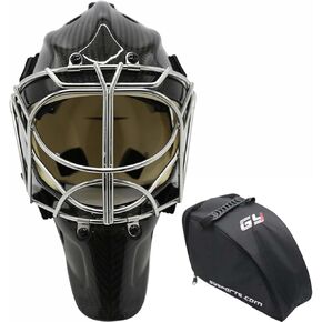 GY Carbon Fiber Field Hockey Helmet,Ice Hockey Goalie Helmet