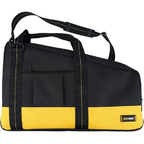 MELOTOUGH Heavy Duty Framing Nail Gun Tool Bag with Extra Storage Pockets Shoulder Strap Fits Hitachi NR83A（Yellow）