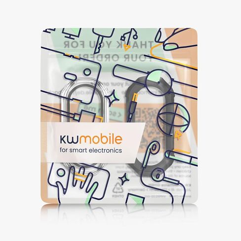 kwmobile Cover Comaptible with Xiaomi Mi Band 8 Covers - 2X Tempered Glass with Plastic Frame - Transparent in Saudi Arabia
