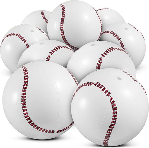 Jumbo Inflatable Football for Kids - (Pack of 12) 16-Inch Blow Up Footballs Party Supplies for Indoor, Outdoor Beach Balls, Summer Pool Toys, Sports Games, Themed Decorations, Gifts and Party Favors in Kuwait