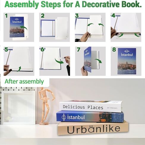 Fake Books for Decoration,Decorative Books for Home Decor,decoracion para sala libros decorativos,para mesa de Centro,Designer Books Decor Set,Coffee Table Books Decor in Saudi Arabia