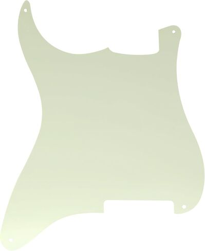 Musiclily 4 Hole Guitar Strat Pickguard Material Blank Scratch Plate Custom for Fender Stratocaster Electric Guitar Replacement, 1Ply Glossy Black in Kuwait