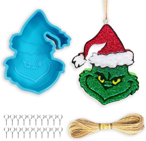 Christmas Deer in Scope Silicone Freshie Mold, Rifanda Car Freshie Silicone Mold Aroma Beads for Car Freshies, Car Freshies Supplies Christmas Car Freshie Molds Freshies Supplies Starter Kit in Kuwait