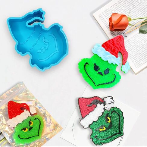 Christmas Deer in Scope Silicone Freshie Mold, Rifanda Car Freshie Silicone Mold Aroma Beads for Car Freshies, Car Freshies Supplies Christmas Car Freshie Molds Freshies Supplies Starter Kit in Kuwait