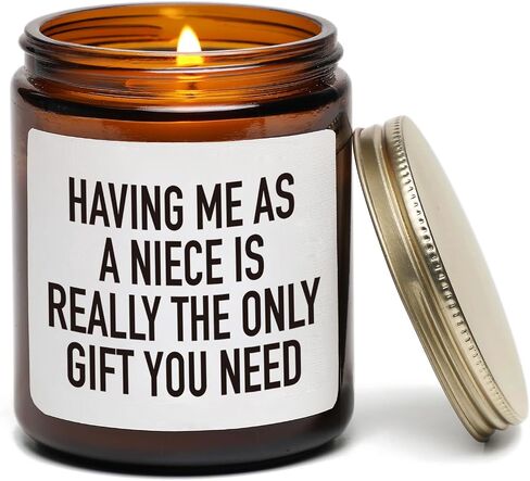 Cool Aunt Candle Gifts from Niece Nephew, Birthday Candle Gift for Aunt, Cool Aunt Scented Candle, Natural Soy Wax, 7oz Cool Aunt Birthday Gifts from Niece Nephew Funny Idea Gift for Aunts in Kuwait