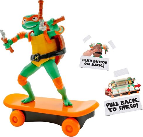 Teenage Mutant Ninja Turtles 5" Sewer Shredders, Michaelangelo, Movie Edition, Ages 3+ in Saudi Arabia