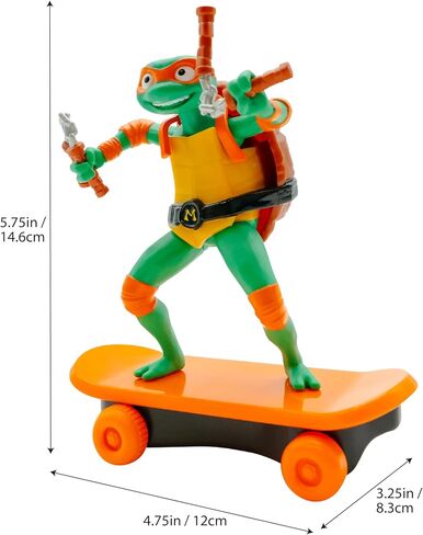 Teenage Mutant Ninja Turtles 5" Sewer Shredders, Michaelangelo, Movie Edition, Ages 3+ in Saudi Arabia
