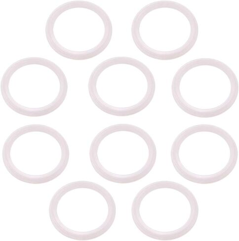 حلقة دائرية من السيليكون من DERNORD ثلاثية البرسيم (مشبك ثلاثي) - 2.5 بوصة (عبوة من قطعتين) in Kuwait