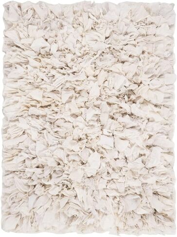 SAFAVIEH Rio Shag Collection Runner Rug - 2'3" x 6', Grey & Multi, Handmade Decorative, 3.5-inch Thick Ideal for High Traffic Areas in Living Room, Bedroom (SG951H) in Saudi Arabia