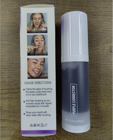Purple Toothpaste for Teeth Whitening, Purple Toothpaste Whitening, Toothpaste for Tooth Stain Removal Clear Bad Breath in Saudi Arabia