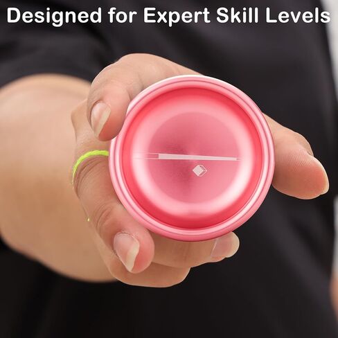 واتيوبو يويو احترافي غير مستجيب للبالغين من المعدن سريع الاستجابة للاطفال والمبتدئين، مصنوع من خليط معدني من الالومنيوم على شكل تنس الطاولة V8 خدعة مع خيط يويو in Kuwait