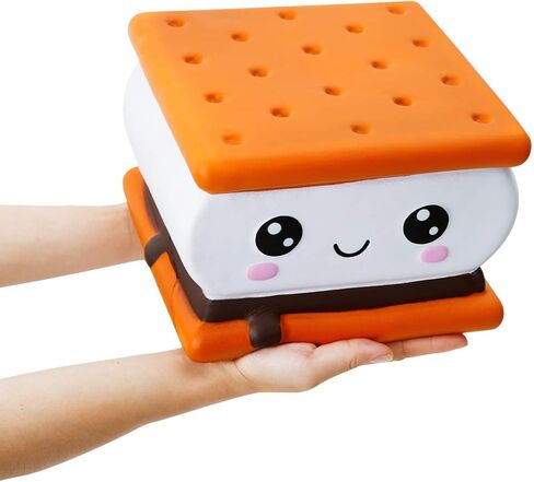 anboor جامبو اسفنجي لعبة الكوكيز الغذاء 10.2 "squishies العملاقة kawaii لعبة بطيئة ارتفاع الحلوى الغذاء المعطرة الإجهاد الإغاثة لعبة هدية للأطفال البالغين in Kuwait