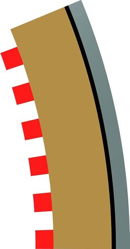Scalextric C8202 Track Radius - 45 Degrees Curve in Saudi Arabia