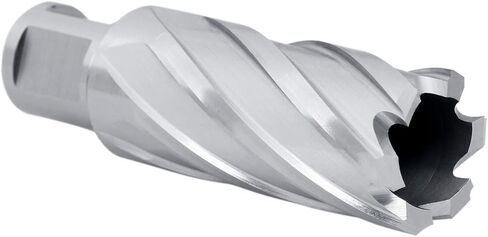 Accusize Industrial Tools 13 Pc 7/16'' to 1-1/16'' Hss Annular Cutters, 1'' Cutting Depth, 3/4'' Weldon Shank, with 2 Pilot Pins, Strong Box, N10 in Saudi Arabia