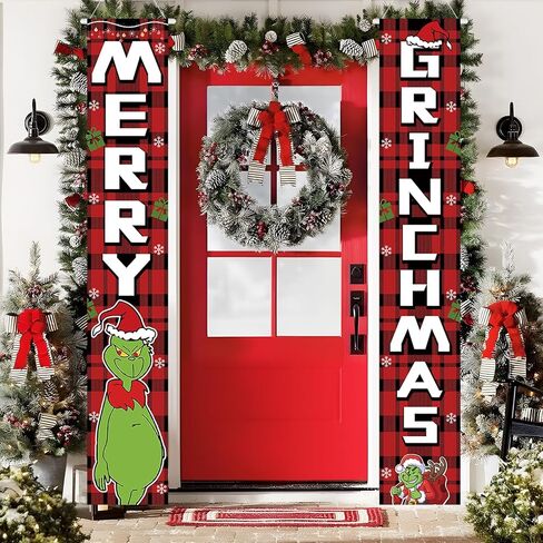 NEWISH Christmas Decorations, Indoor/Outdoor Christmas Decorations, Merry Christmas Decor, Christmas Banners for Party Front Porch Fireplace Wall in Saudi Arabia