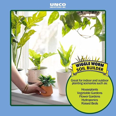 100% Pure Organic Worm Castings Fertilizer, 30-Pounds - Improves Soil Fertility and Aeration for Houseplants, Vegetables, Gardens, and More – OMRI-Listed and Mineral-Dense in Kuwait